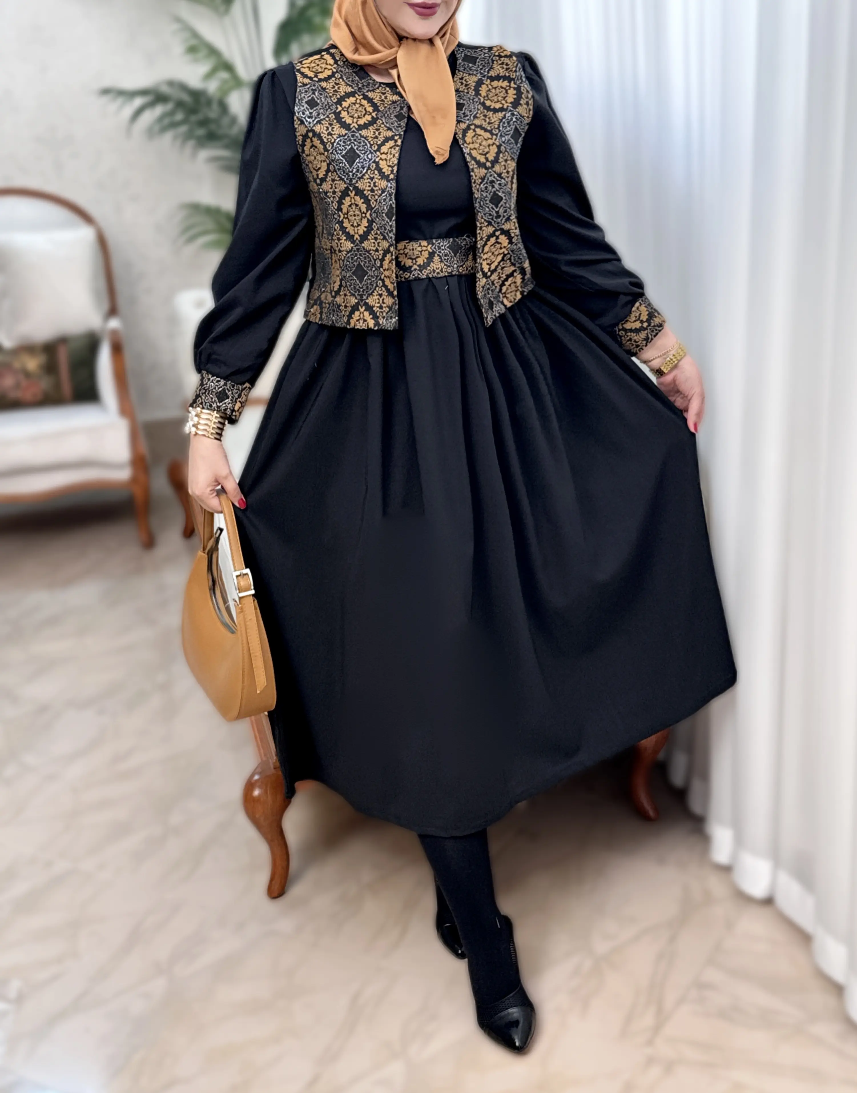 ست پیراهن و ژیله  3201